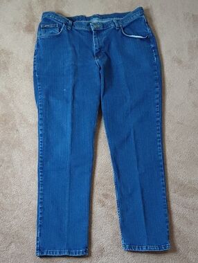 Riders by Lee Women's Straight Leg Blue Jeans 18W P